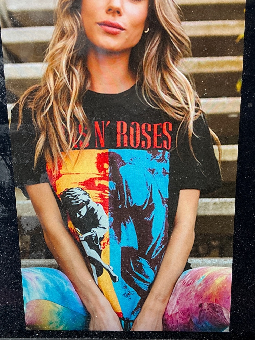 Guns N' Roses Black Graphic Short Sleeve Tee